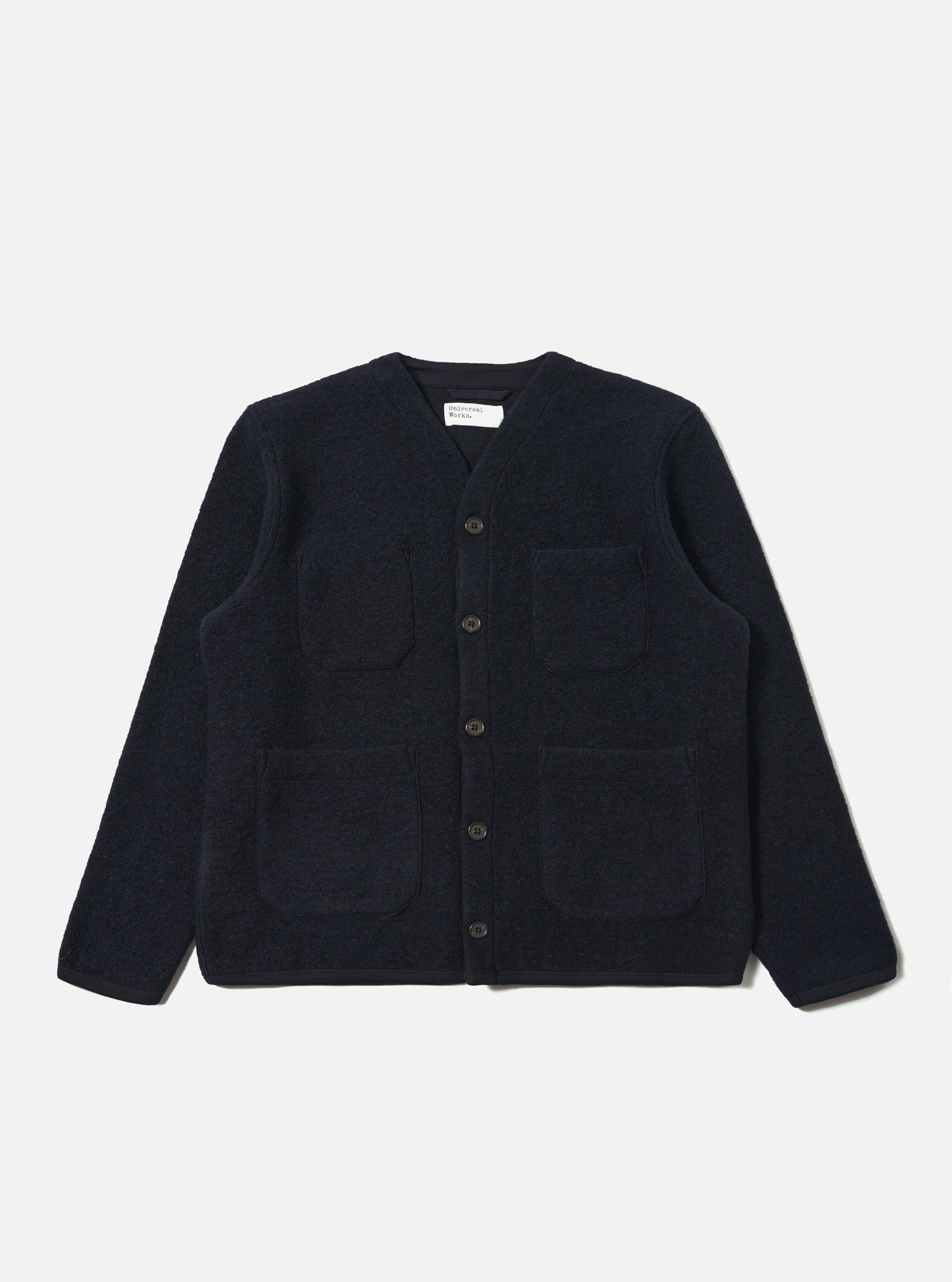 Wool Fleece Cardigan