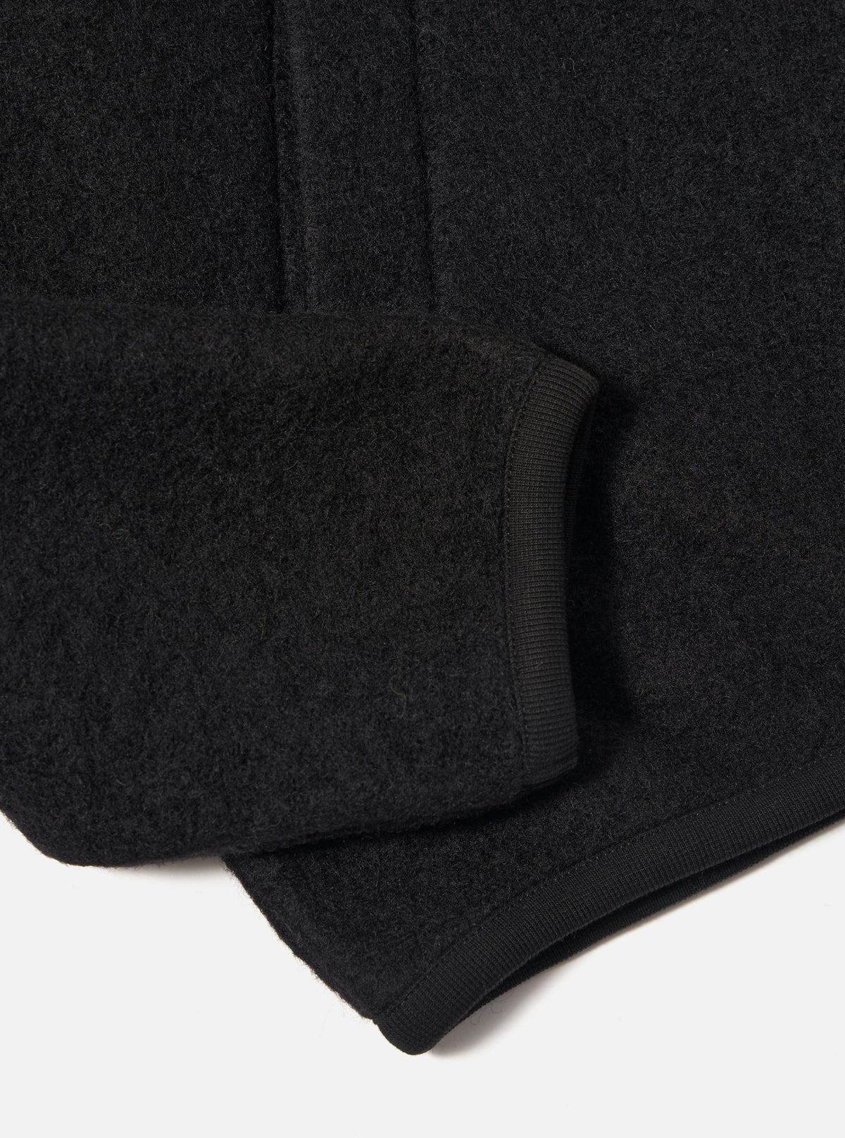 Wool Fleece Zip Bomber