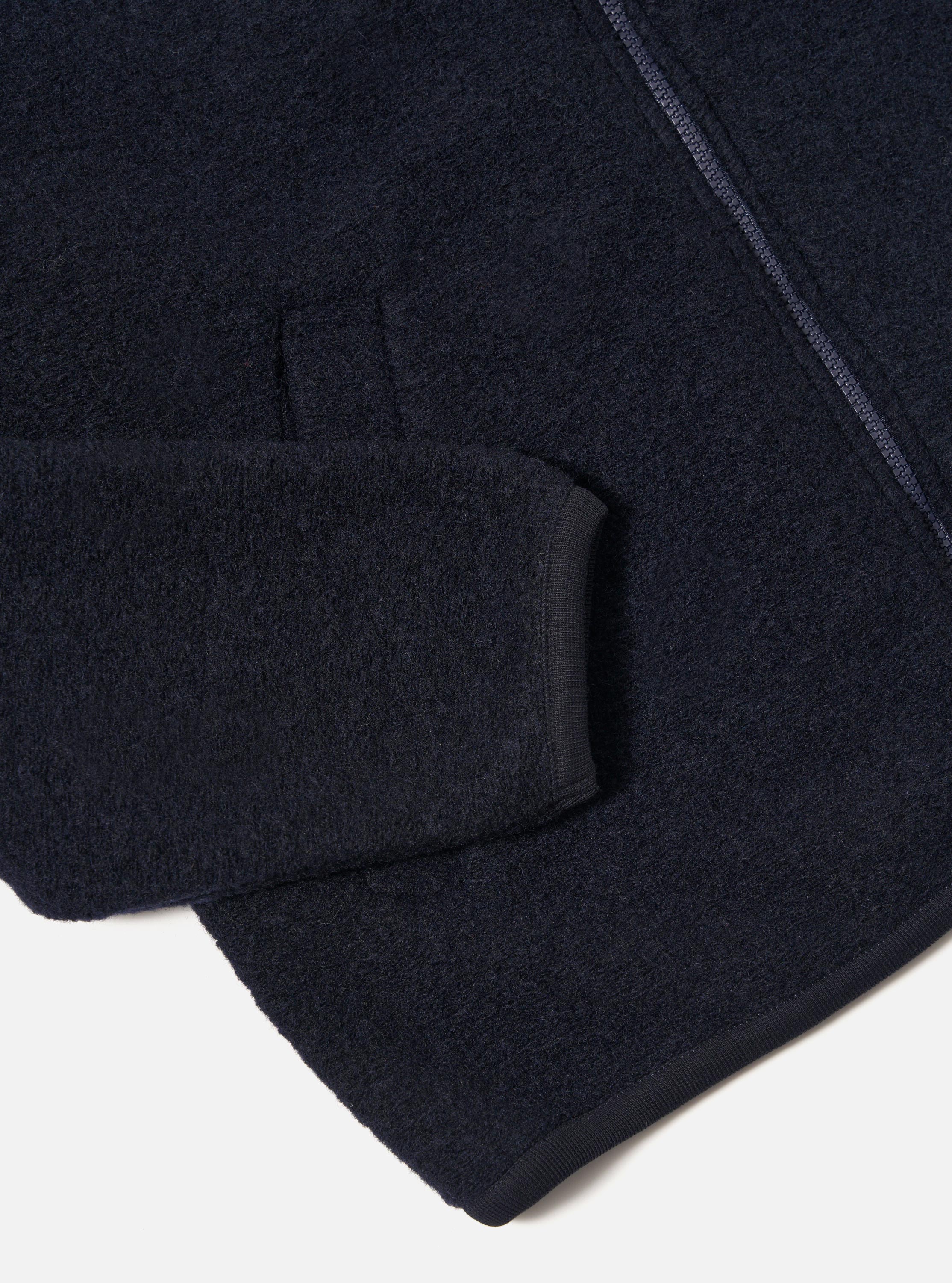 Wool Fleece Zip Bomber
