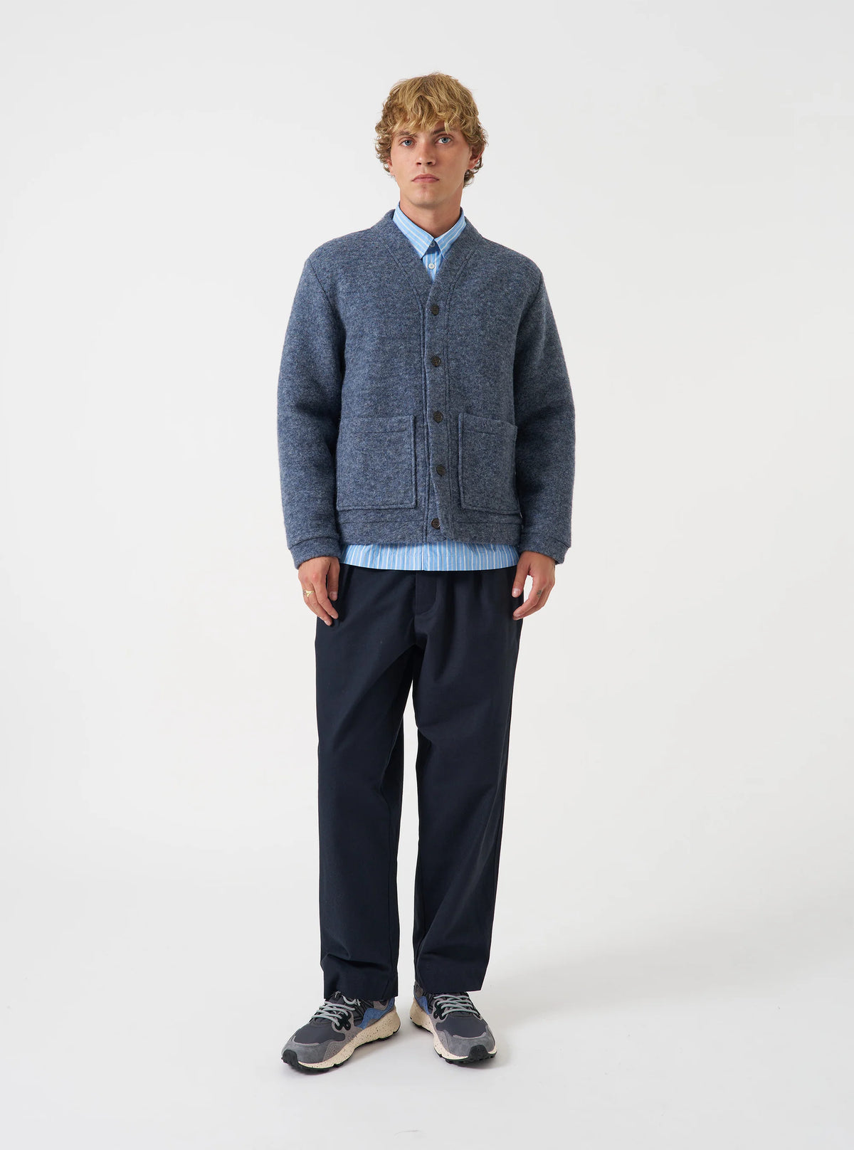 Wool A.Fleece Cardigan
