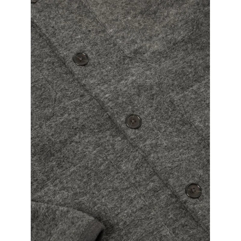 Wool Fleece Cardigan