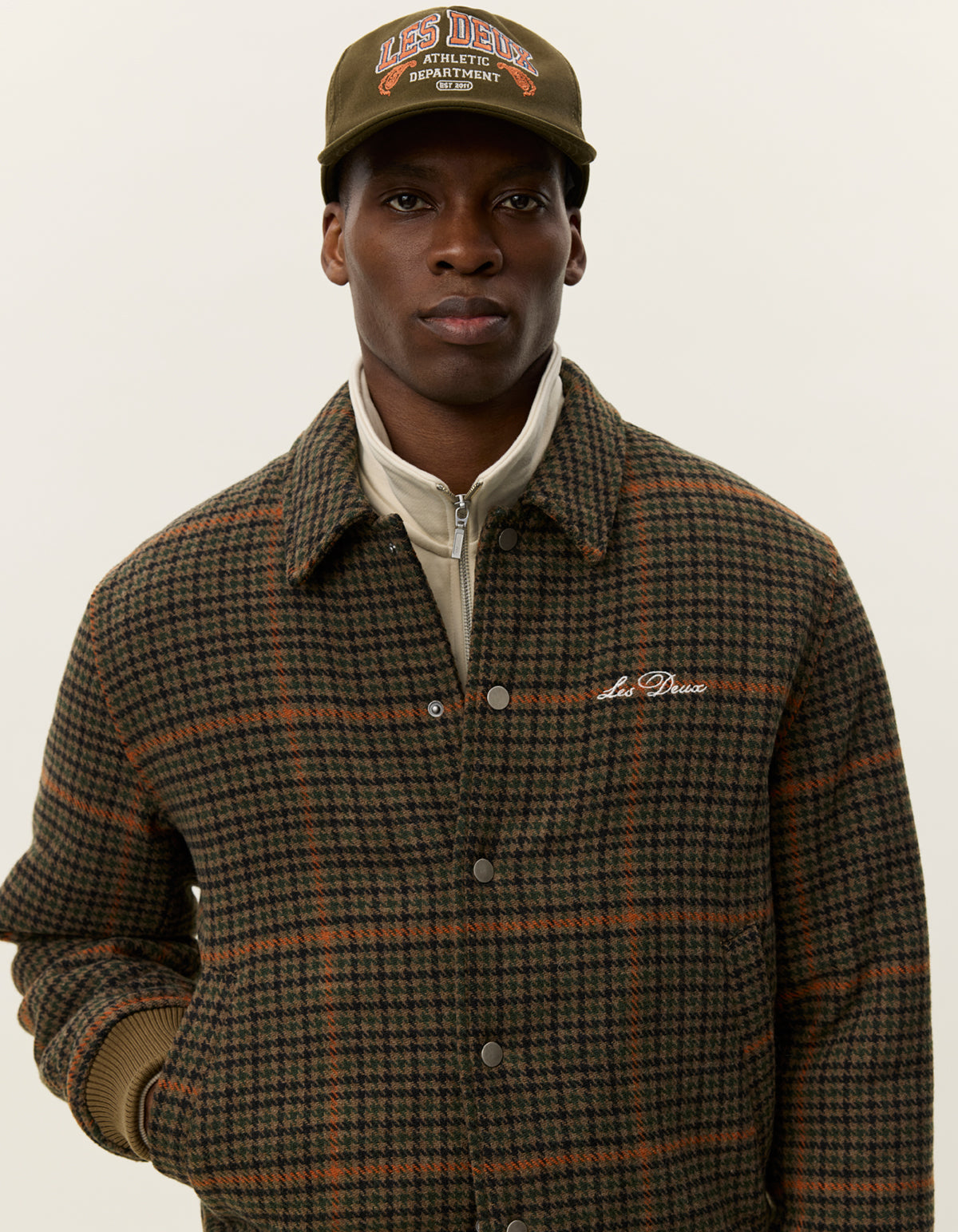 Jacke Varsity Houndstooth