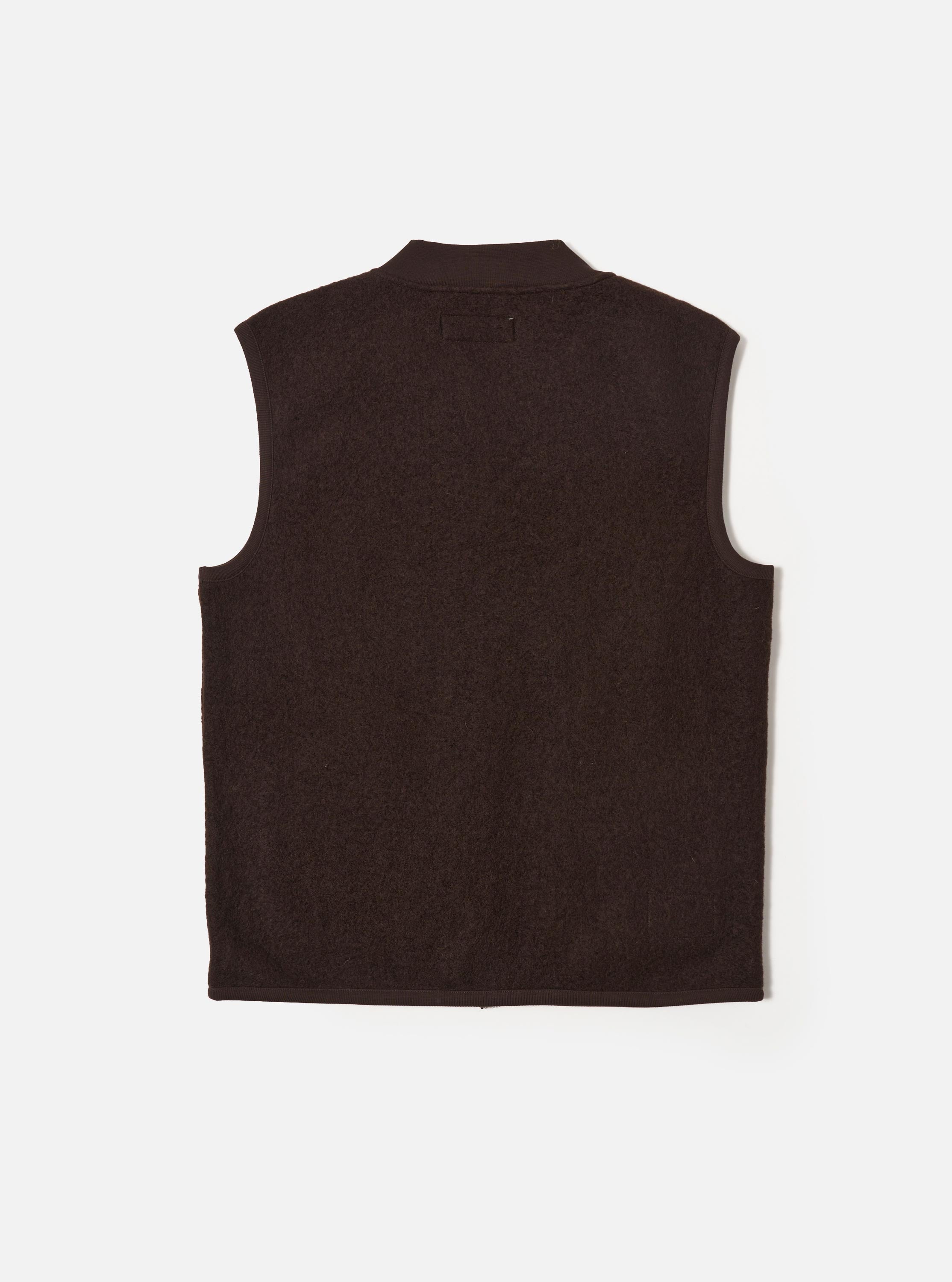 Wool Zip Weste