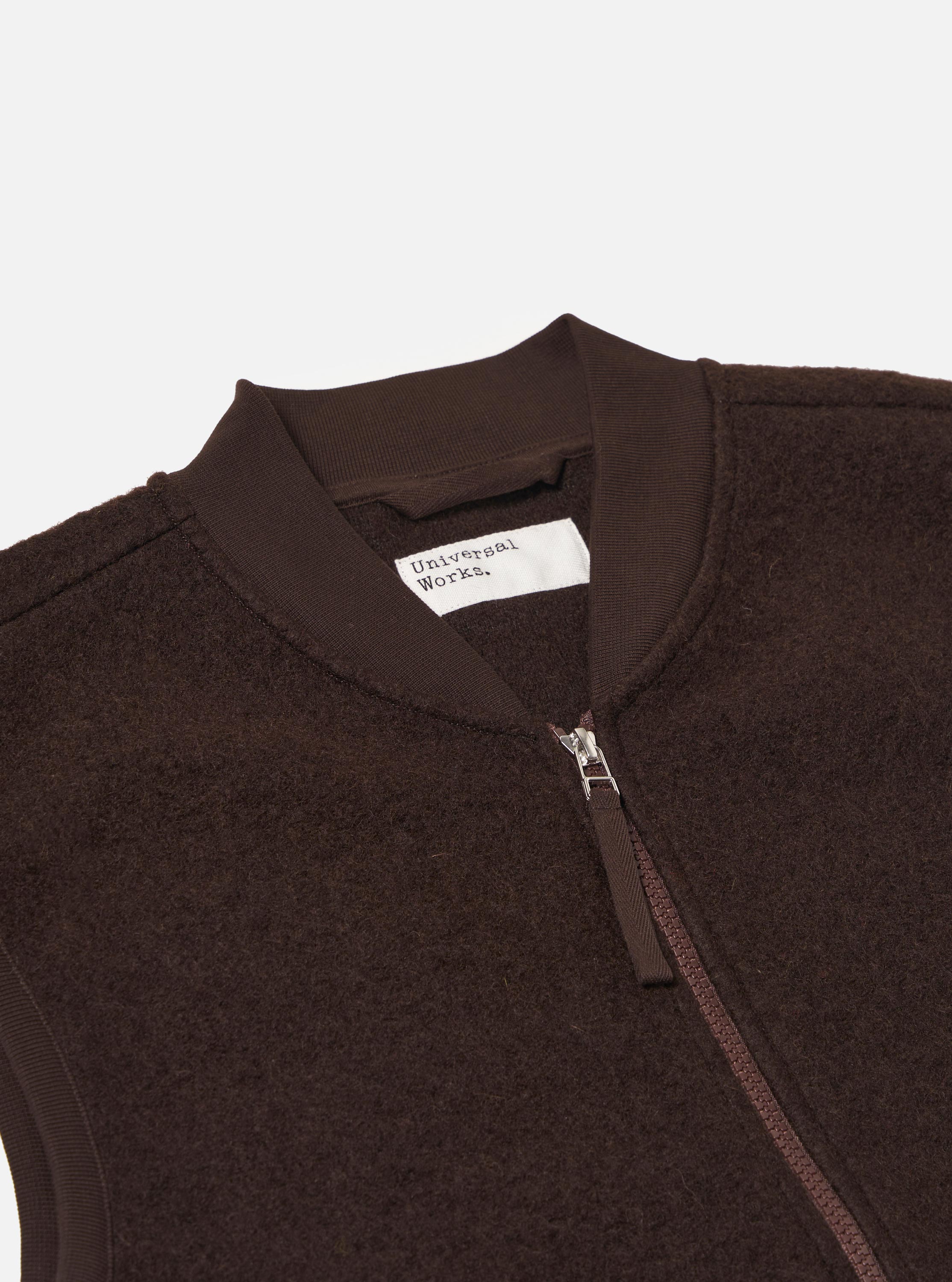 Wool Zip Weste