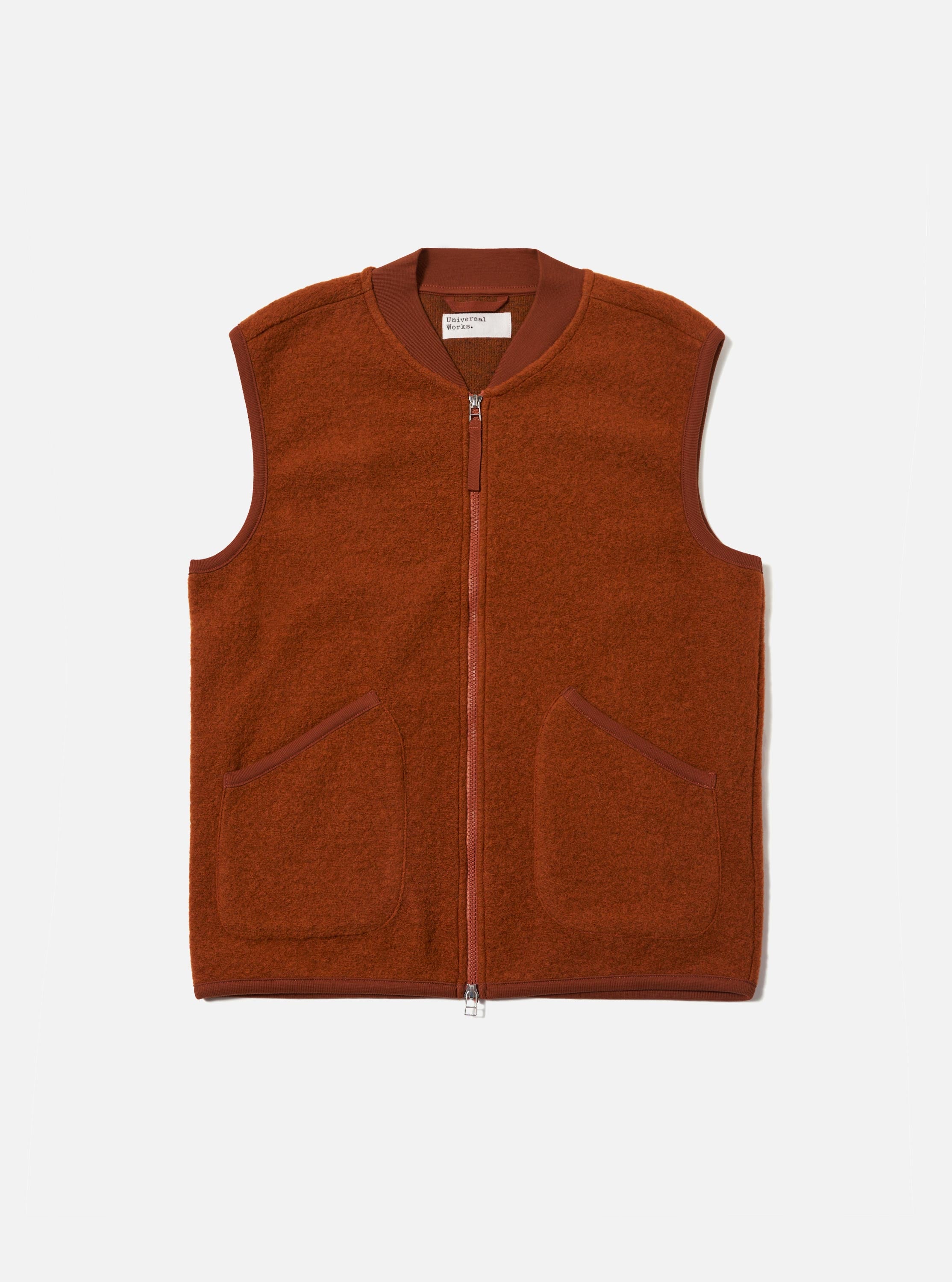 Wool Zip Weste