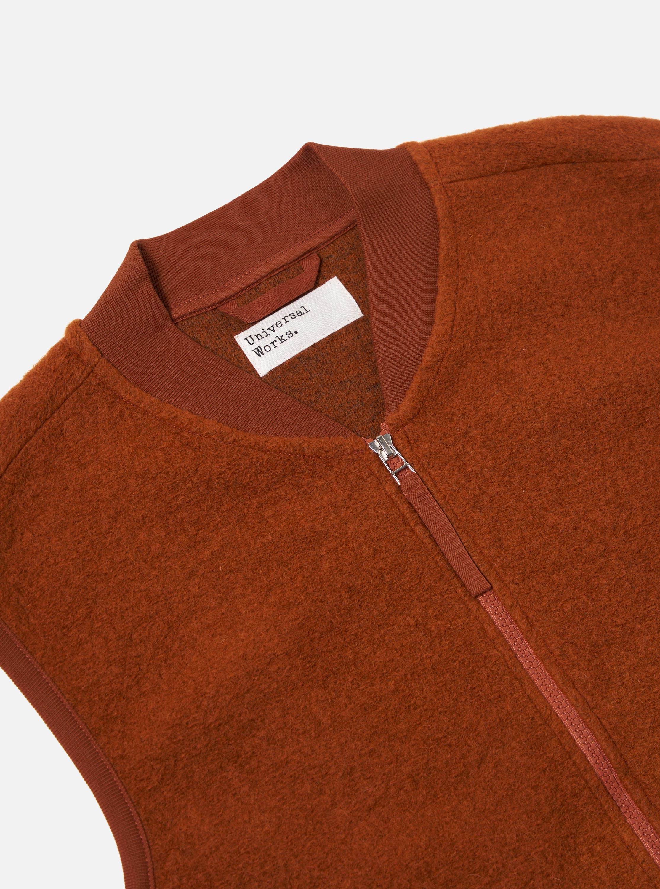 Wool Zip Weste