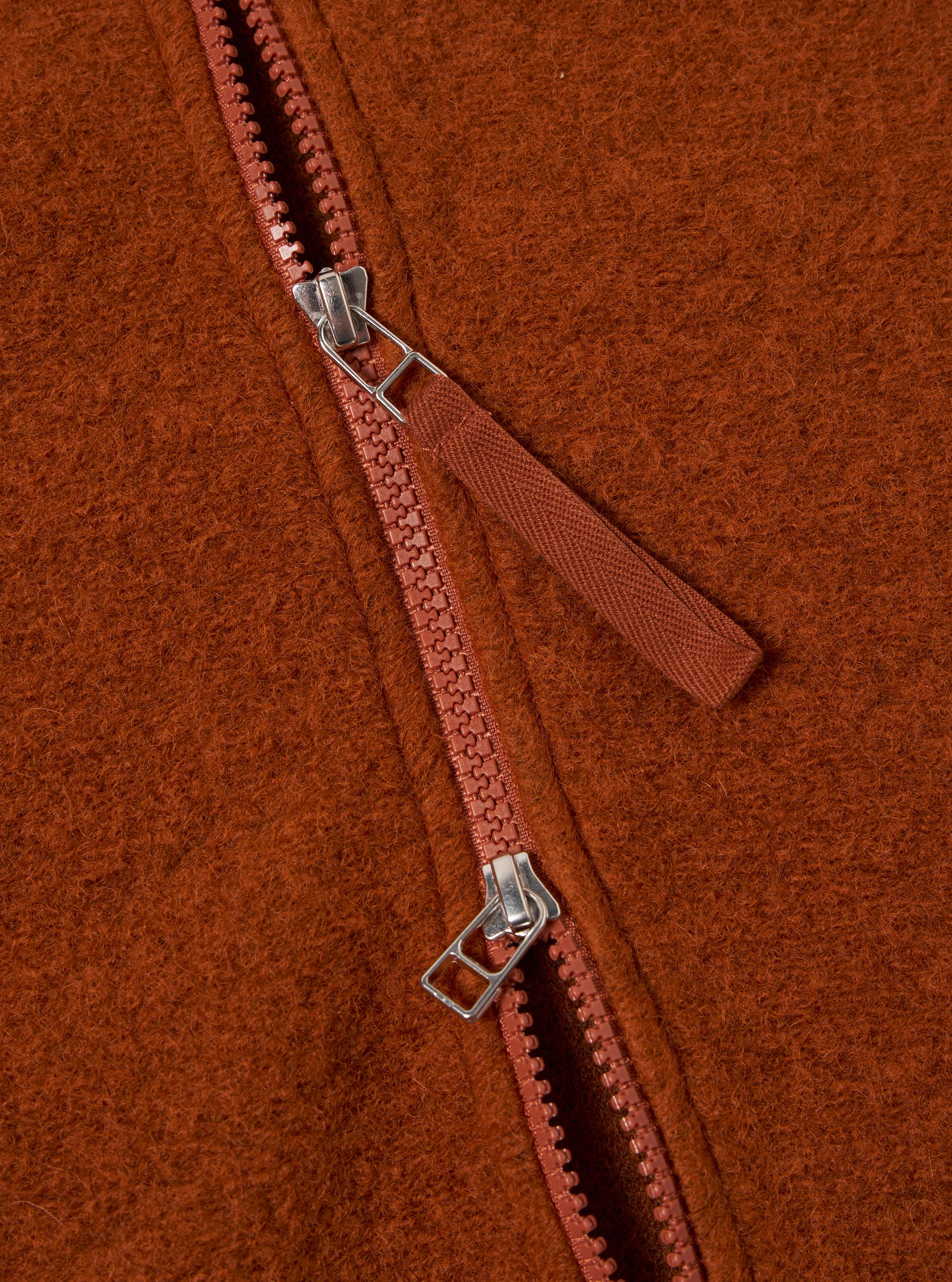 Wool Zip Weste
