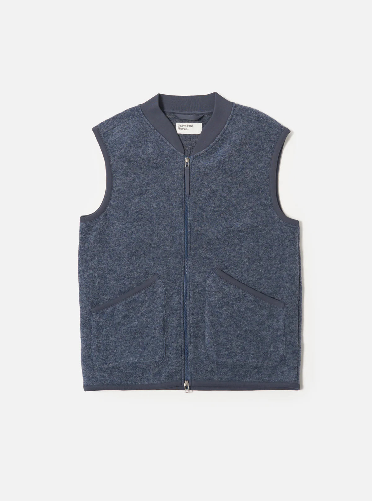 Wool Zip Weste