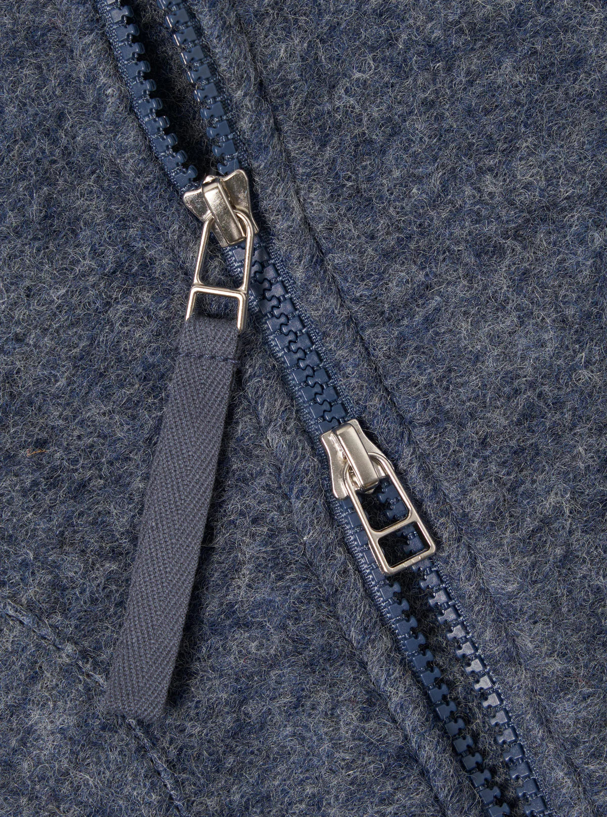 Wool Zip Weste