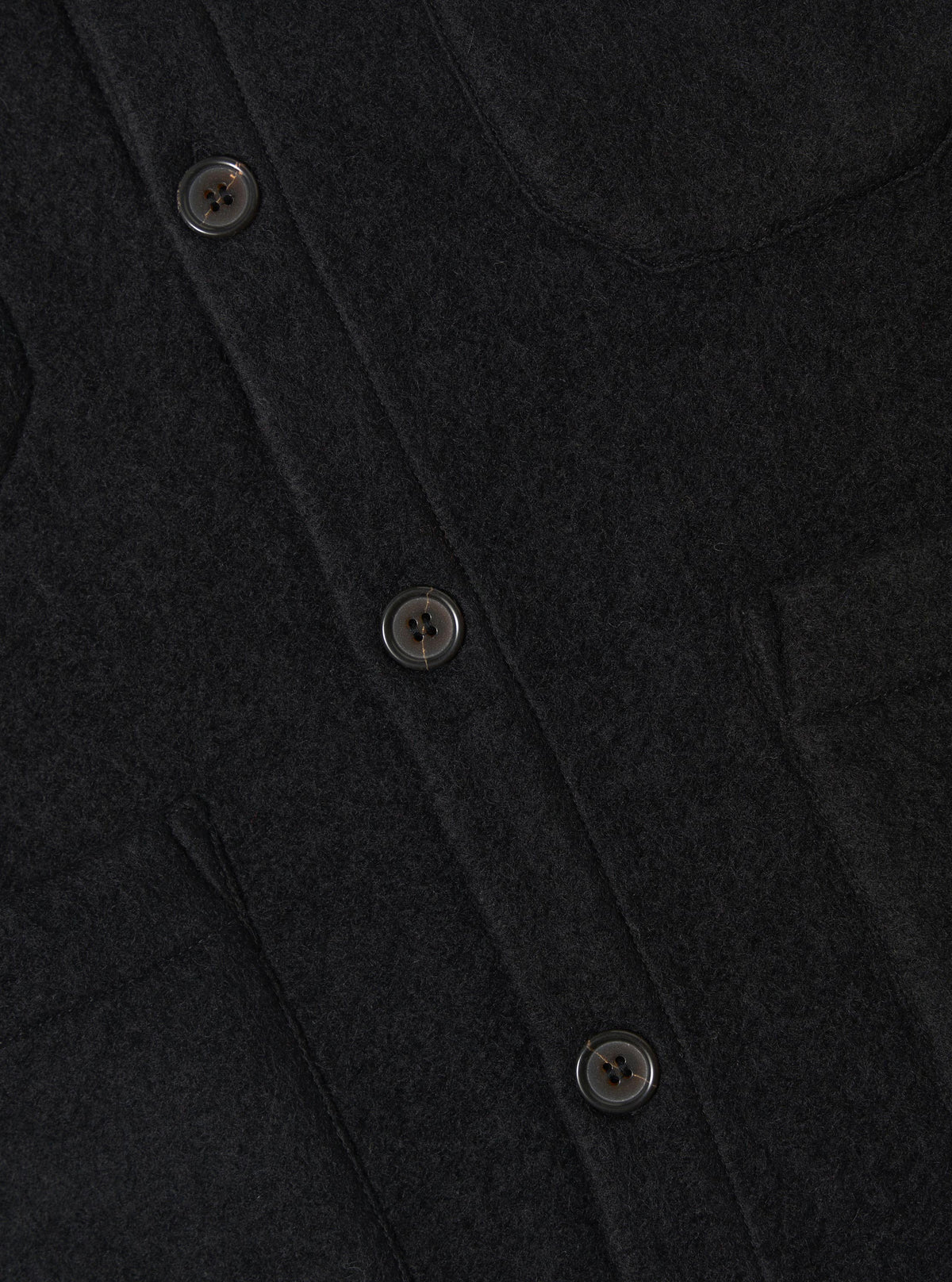 Wool Fleece Cardigan