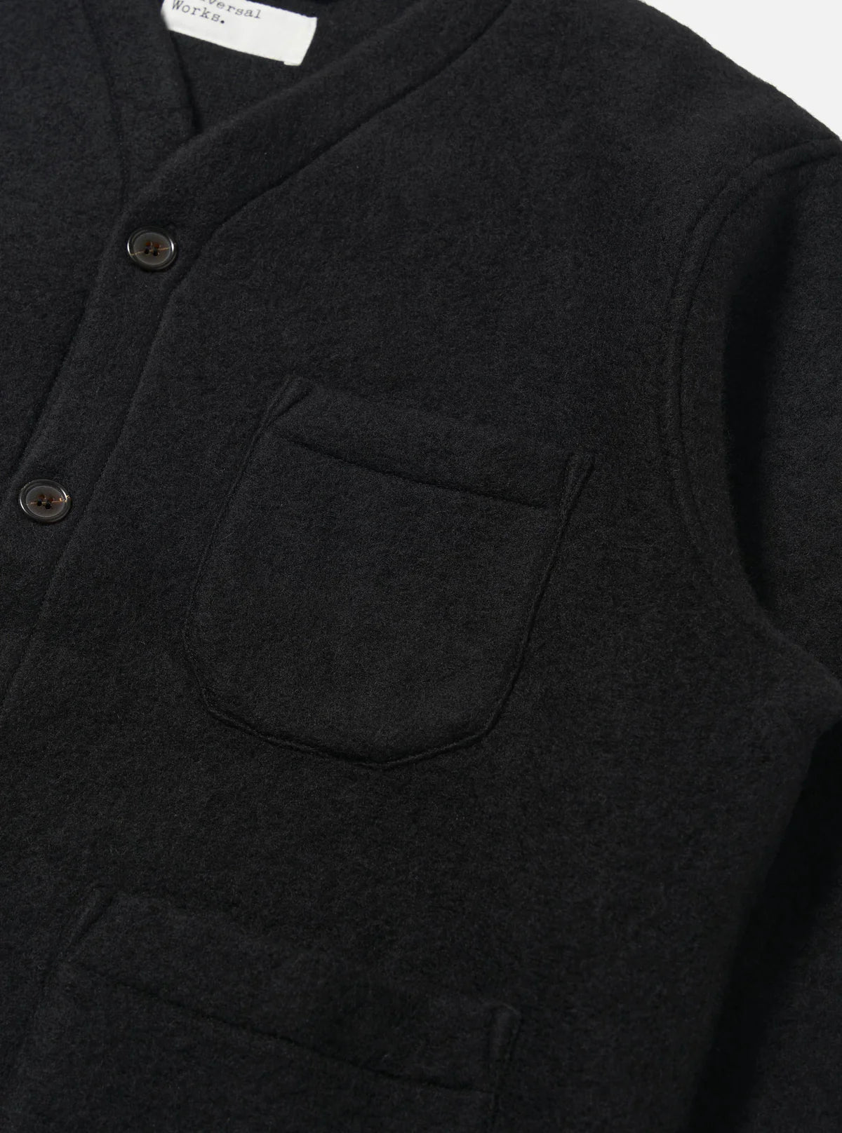 Wool Fleece Cardigan