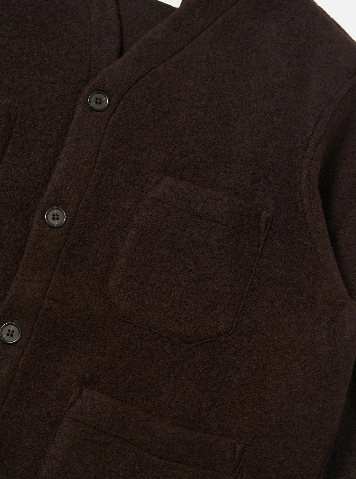 Wool Fleece Cardigan