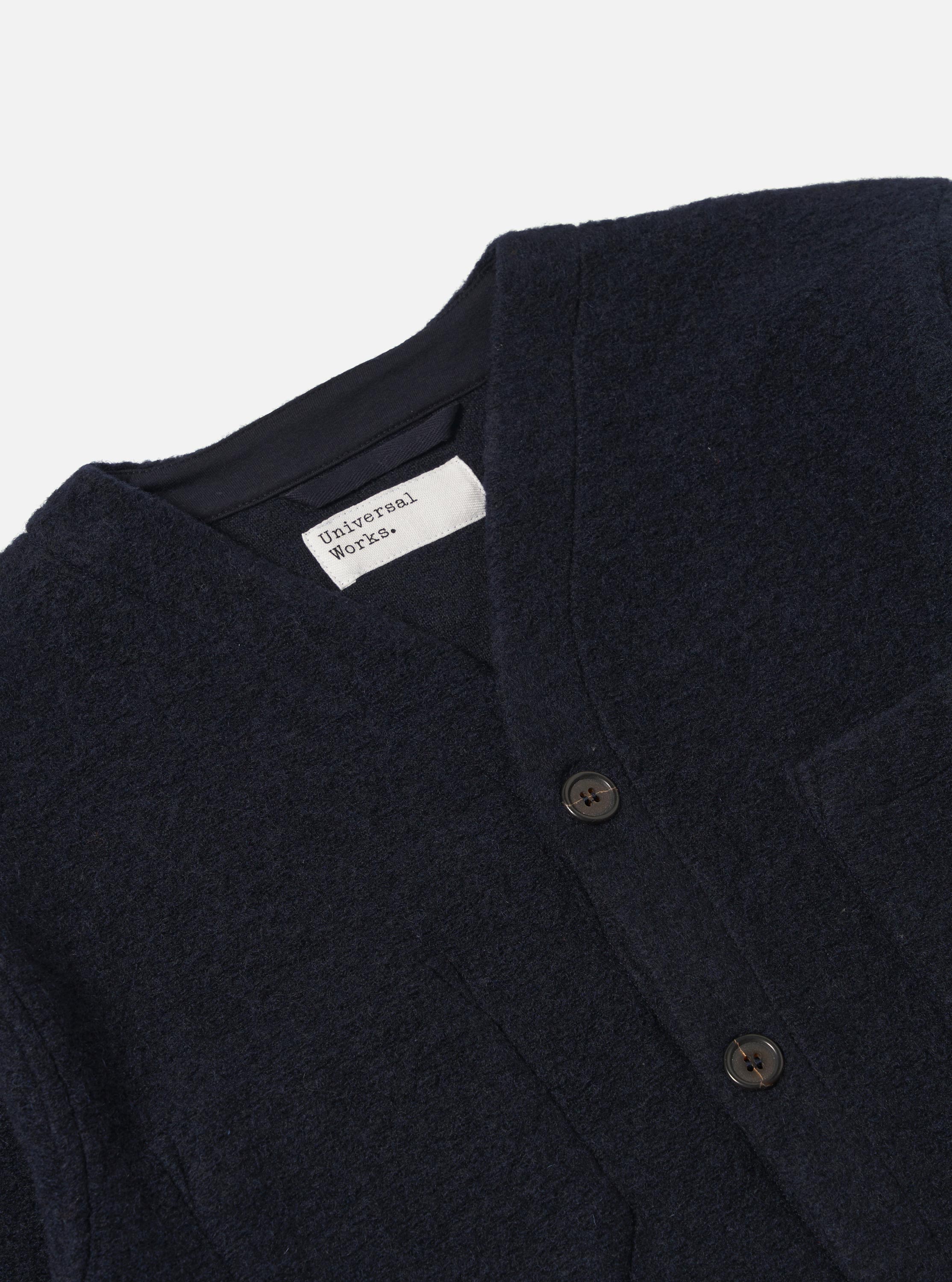 Wool Fleece Cardigan