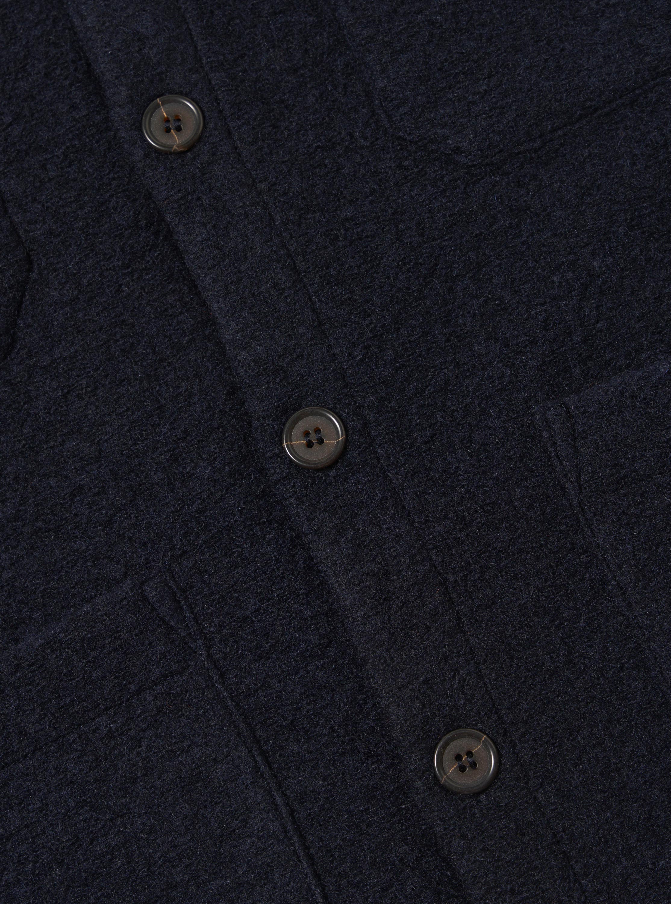 Wool Fleece Cardigan