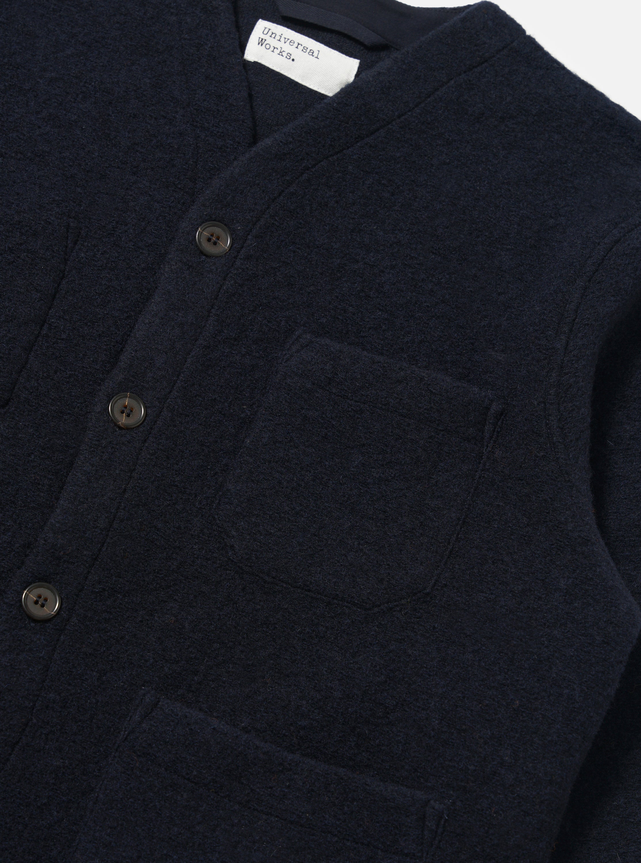 Wool Fleece Cardigan