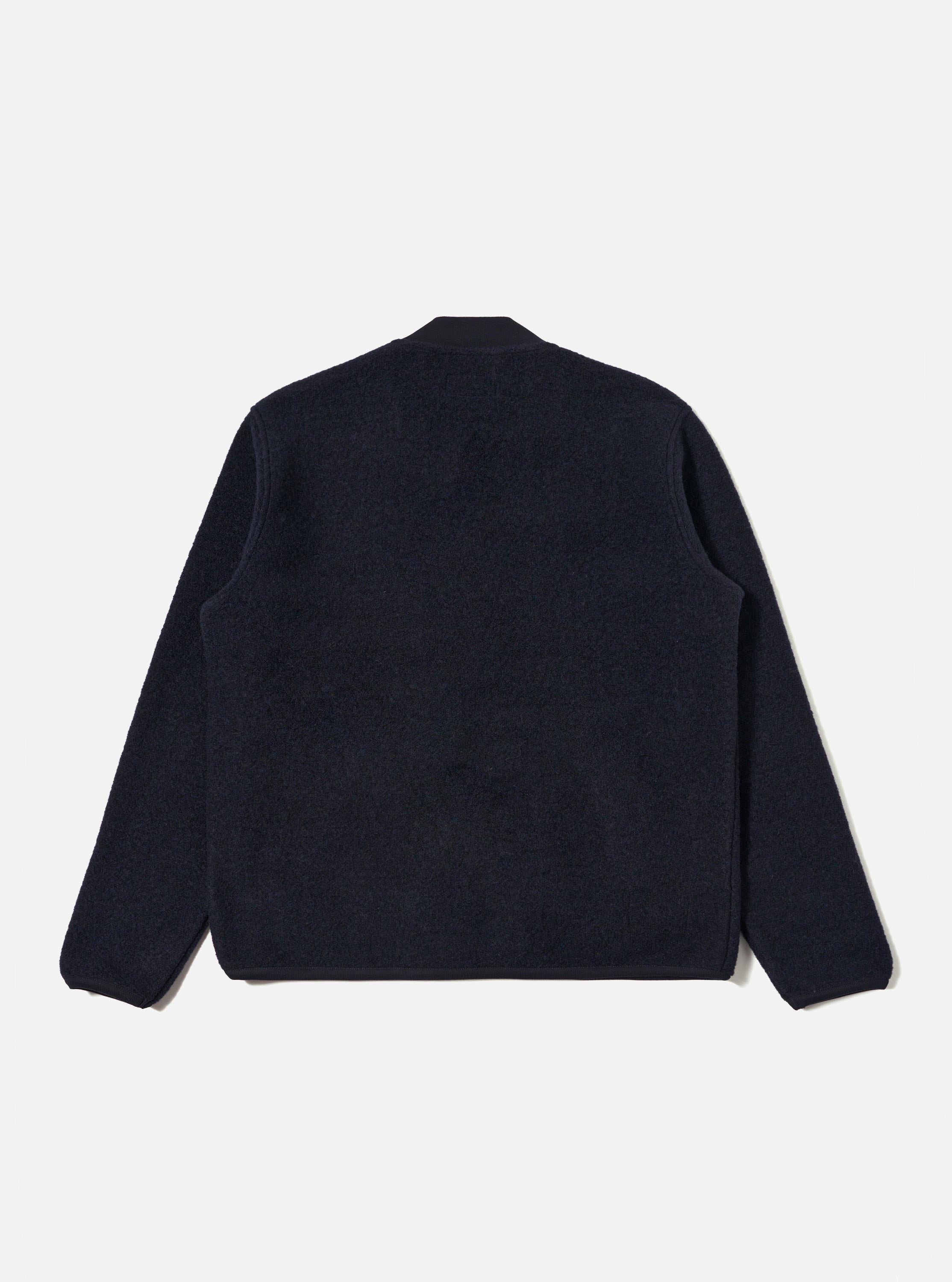 Wool Fleece Zip Bomber