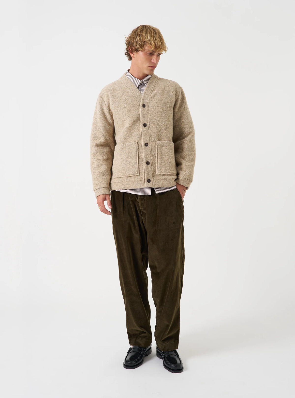 Wool A.Fleece Cardigan