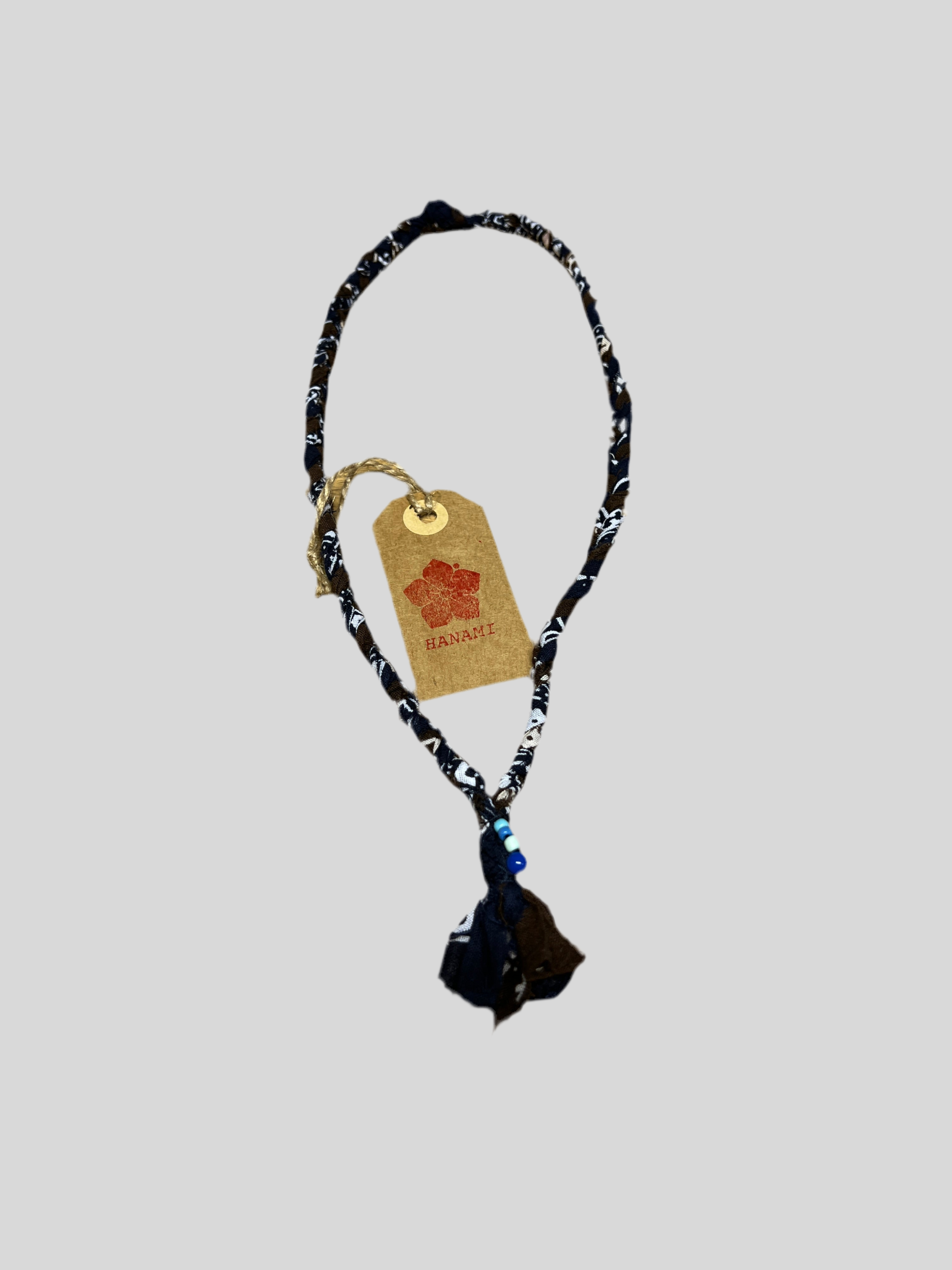Bandana Necklace Blau/Braun