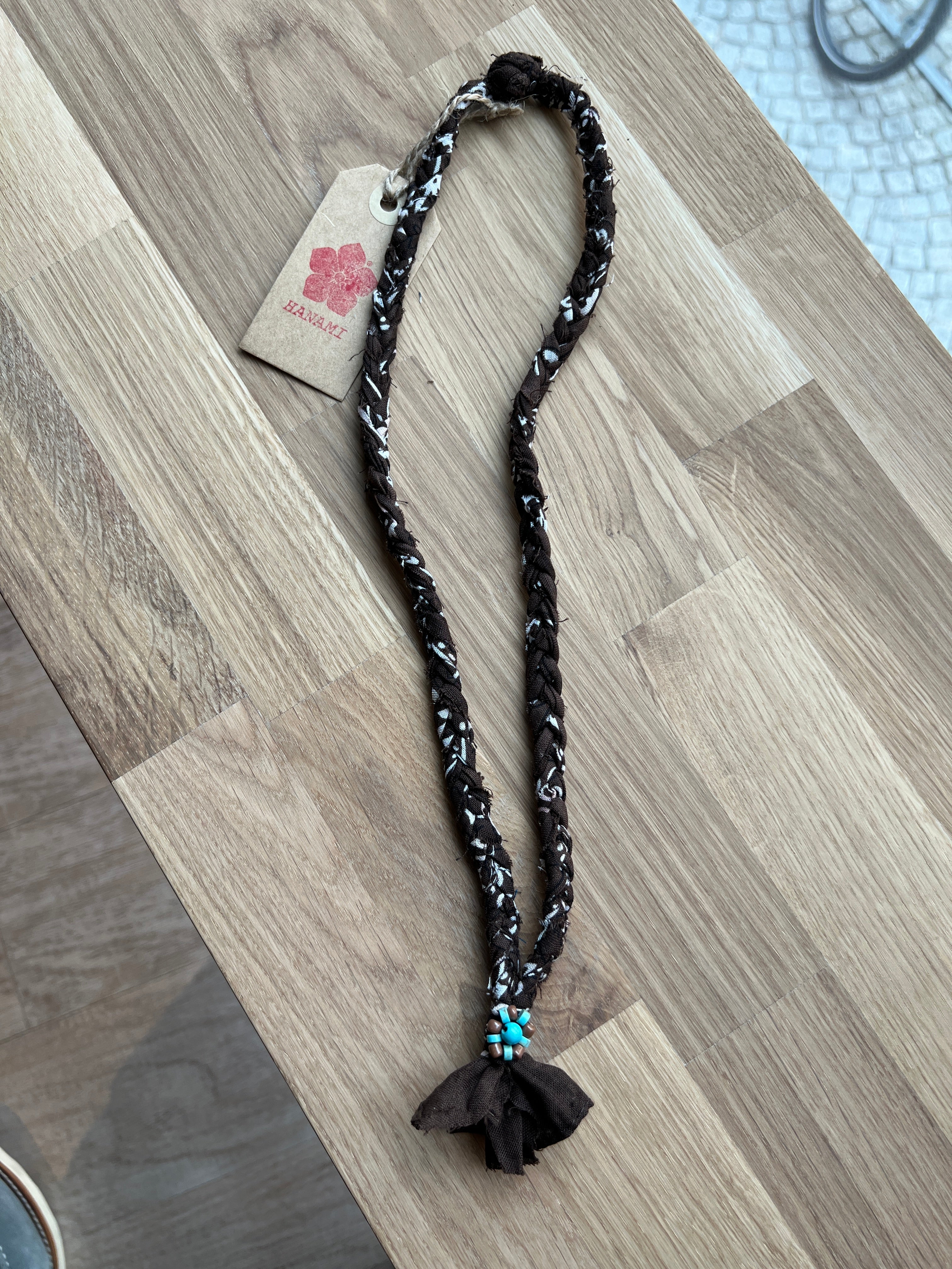 Bandana Necklace Braun