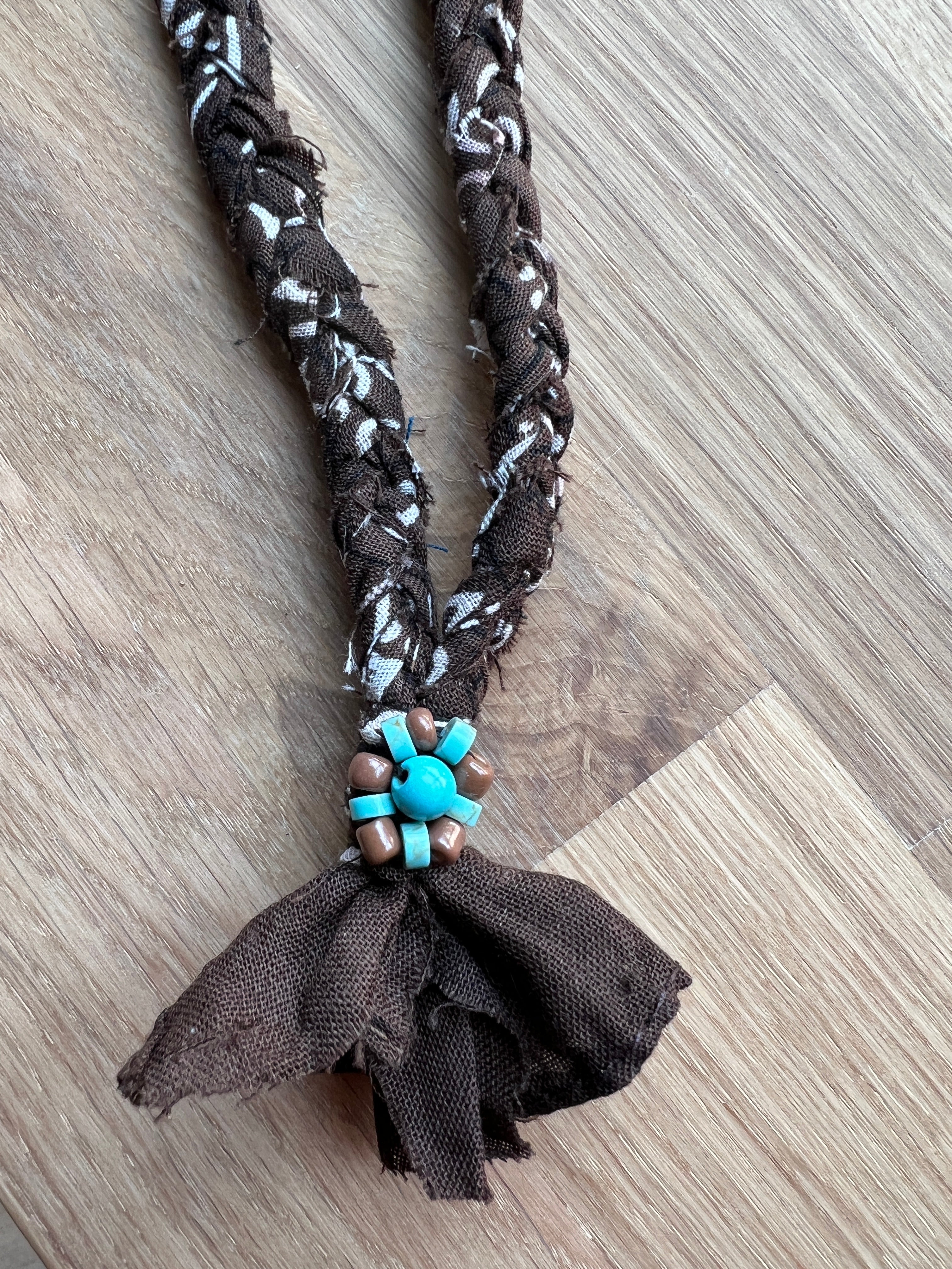 Bandana Necklace Braun