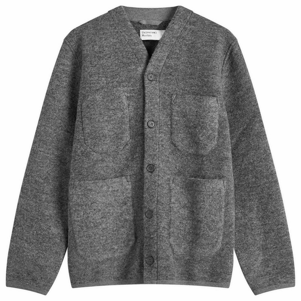 Wool Fleece Cardigan