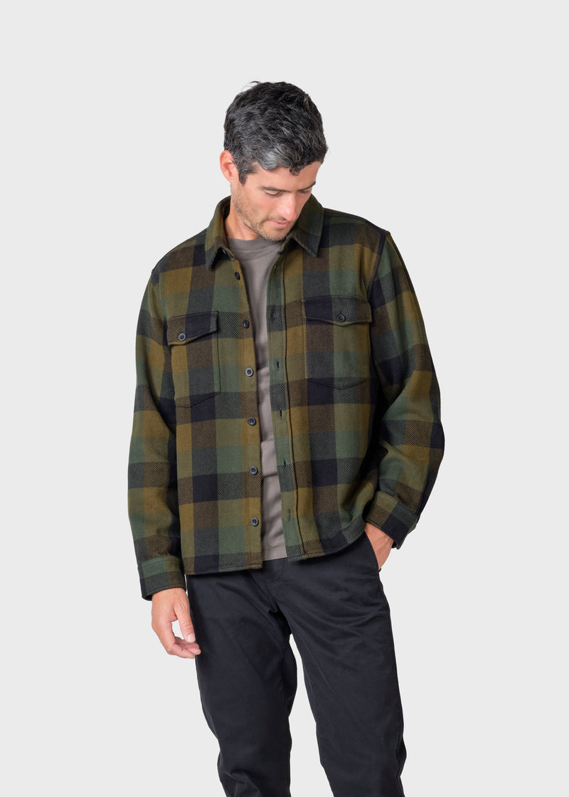 Hemd Casper von Klitmøller Collective in Olive Check