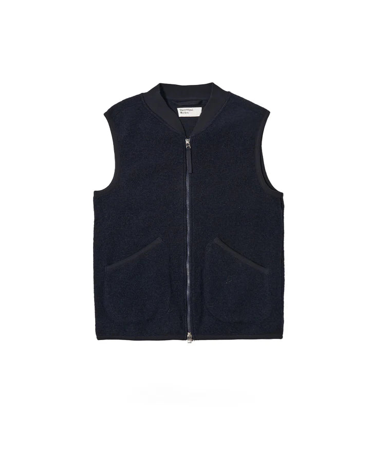 Wool Zip Weste