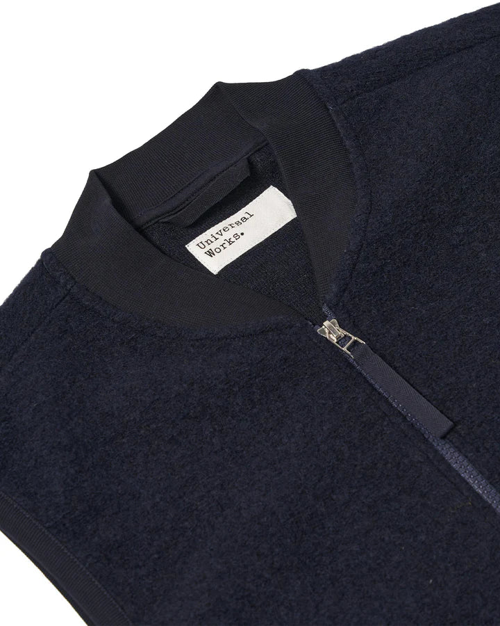 Wool Zip Weste