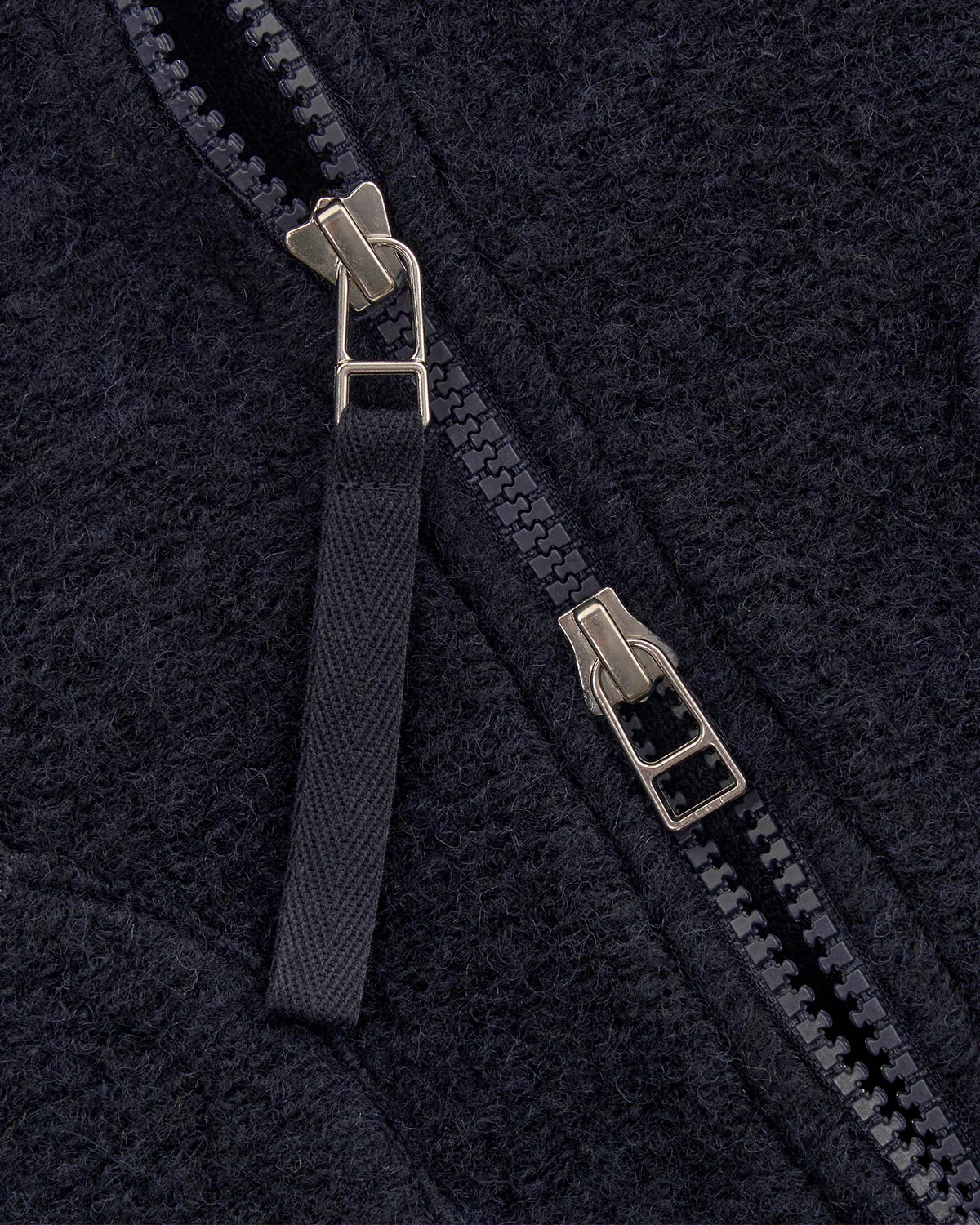 Wool Zip Weste