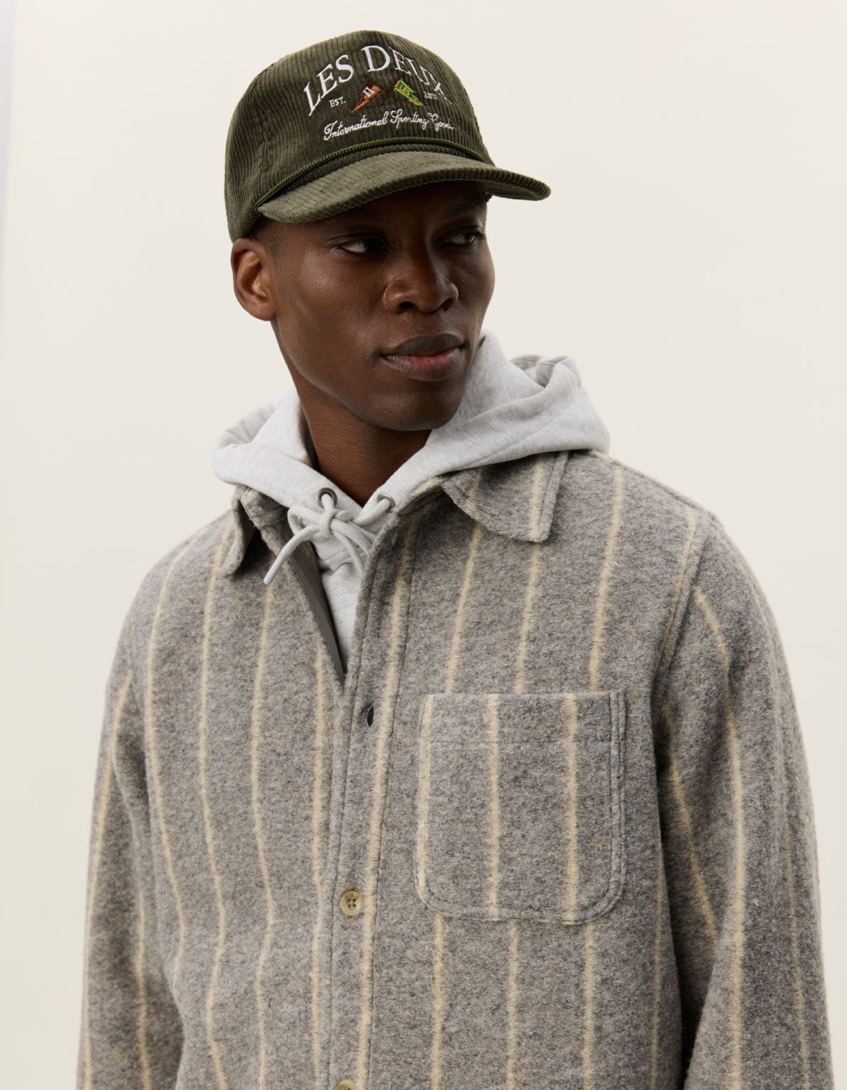 Overshirt Lennon Wool Stripe