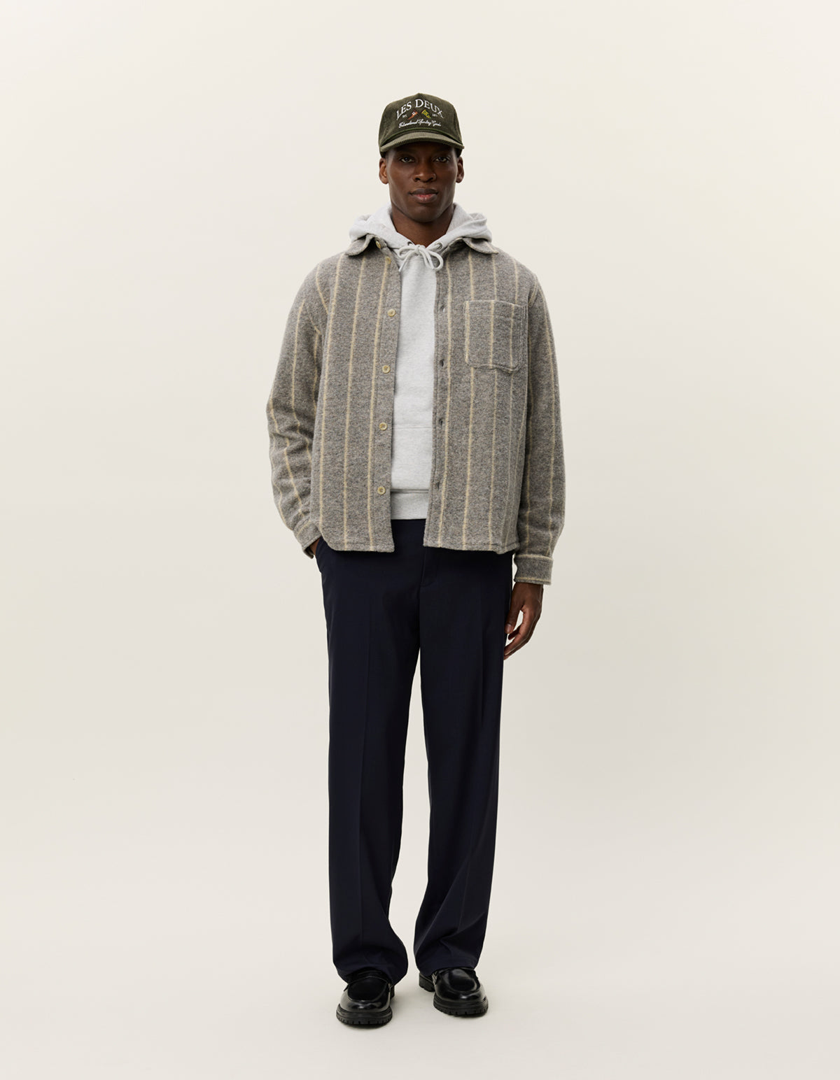 Overshirt Lennon Wool Stripe